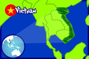 Map of Vietnam